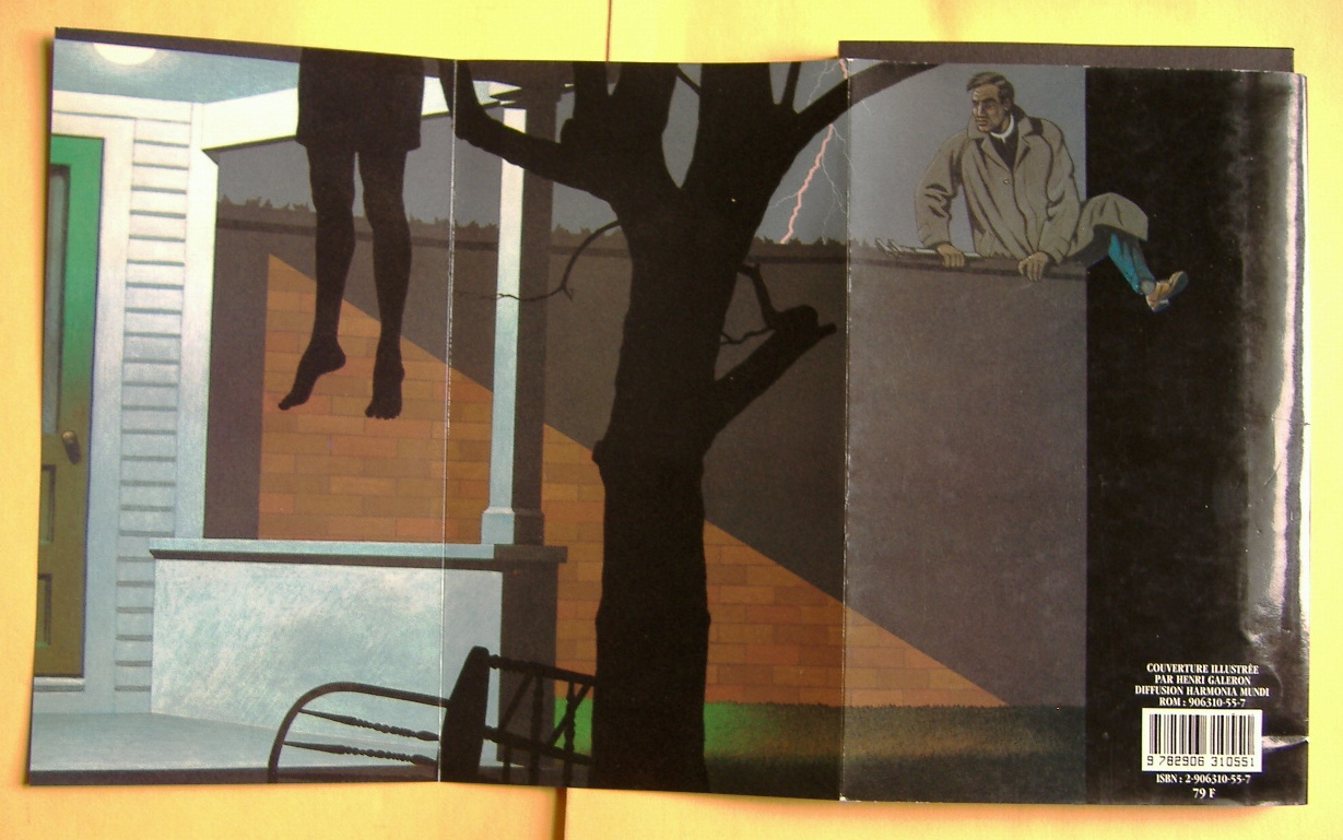 Book cover of Heart of Gold by Russell H. Greenan, French edition 1988 illustration by Henri Galeron 